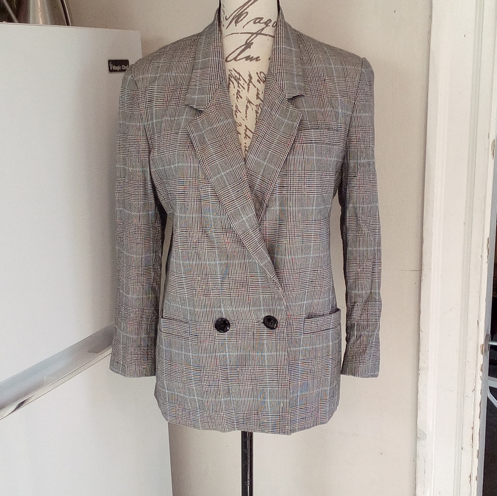 💜Amanda Smith💜 Vintage Plaid Blazer